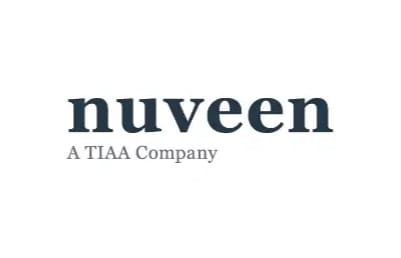 Nuveen logo with text "A TIAA Company" underneath.