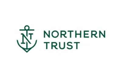 Northern Trust logo featuring a stylized anchor with the letters "N" and "T" alongside the text "NORTHERN TRUST" in green.
