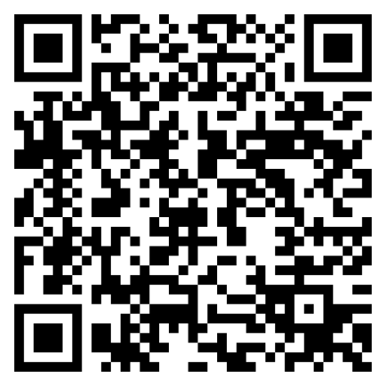 Black and white QR code on a white background. Black and white QR code on a white background.